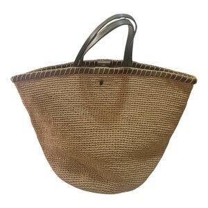 Helen Kaminski Dana Raffia & Leather Women Bag